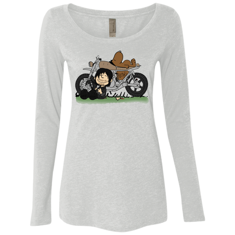 T-Shirts Heather White / S Charlie Dixon Women's Triblend Long Sleeve Shirt