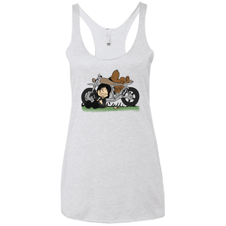 T-Shirts Heather White / X-Small Charlie Dixon Women's Triblend Racerback Tank