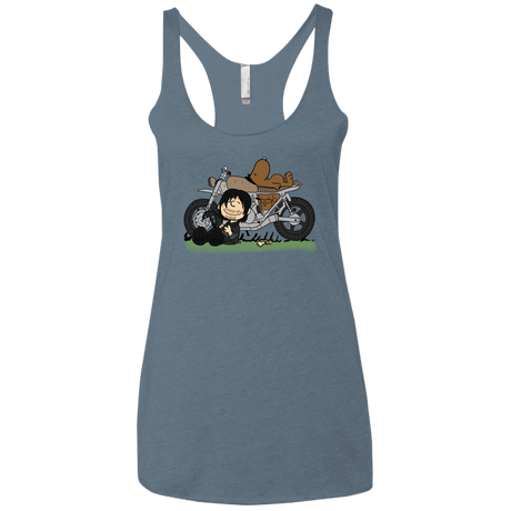 T-Shirts Indigo / X-Small Charlie Dixon Women's Triblend Racerback Tank