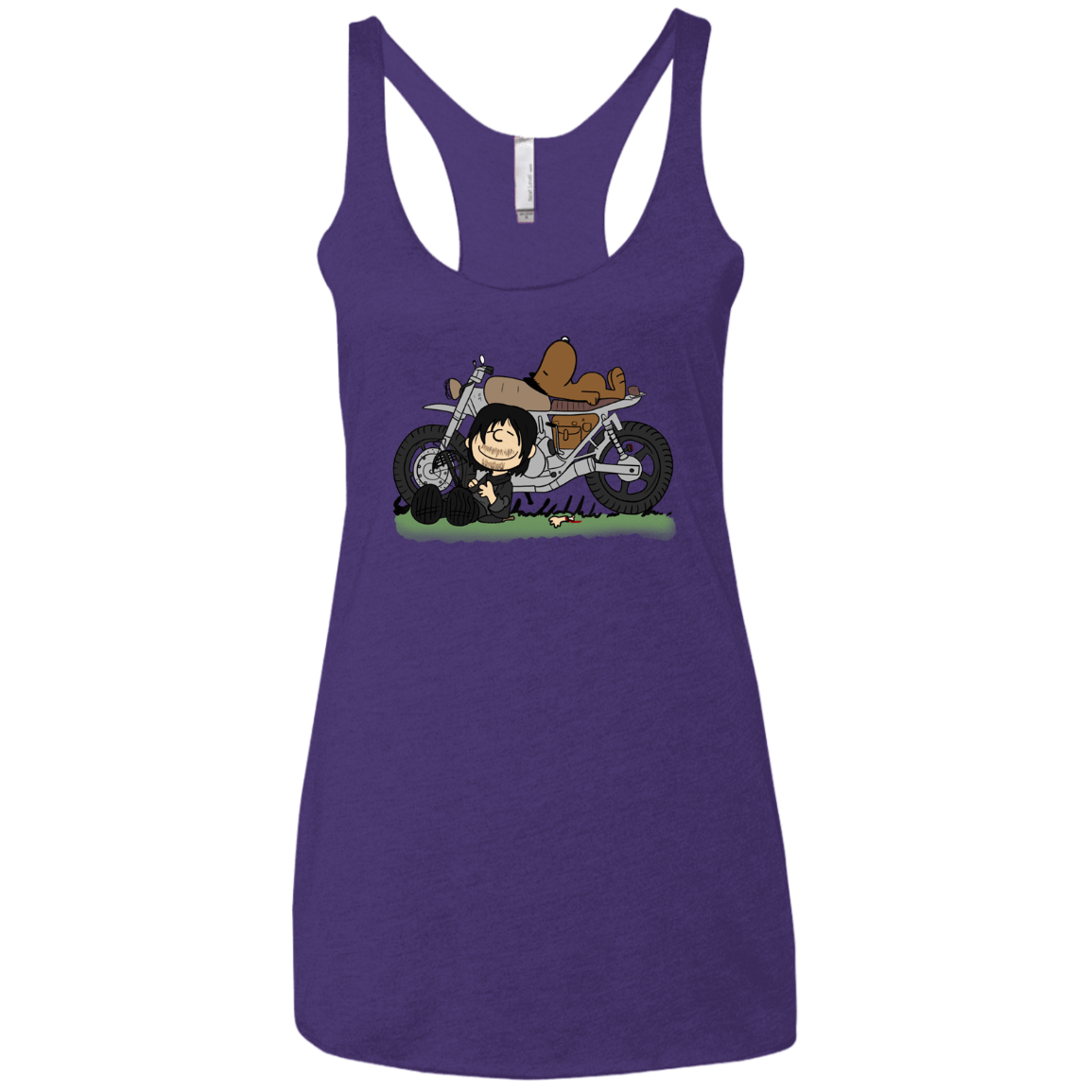 T-Shirts Purple Rush / X-Small Charlie Dixon Women's Triblend Racerback Tank