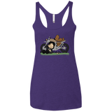 T-Shirts Purple Rush / X-Small Charlie Dixon Women's Triblend Racerback Tank