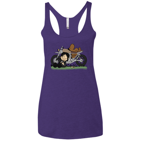 T-Shirts Purple Rush / X-Small Charlie Dixon Women's Triblend Racerback Tank
