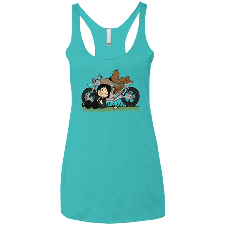 T-Shirts Tahiti Blue / X-Small Charlie Dixon Women's Triblend Racerback Tank