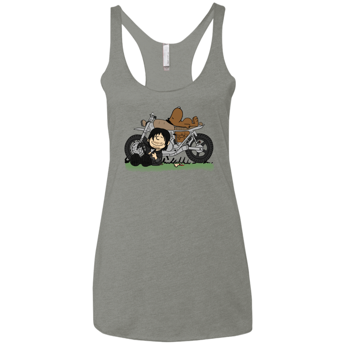 T-Shirts Venetian Grey / X-Small Charlie Dixon Women's Triblend Racerback Tank