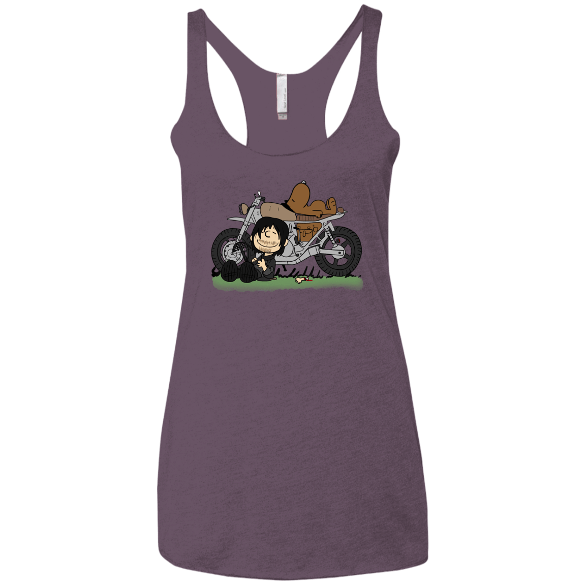 T-Shirts Vintage Purple / X-Small Charlie Dixon Women's Triblend Racerback Tank