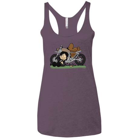 T-Shirts Vintage Purple / X-Small Charlie Dixon Women's Triblend Racerback Tank