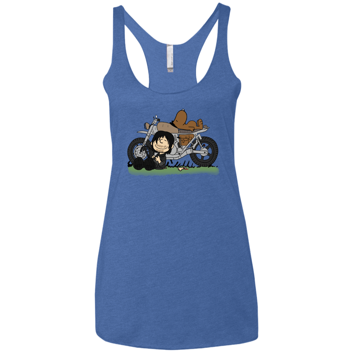 T-Shirts Vintage Royal / X-Small Charlie Dixon Women's Triblend Racerback Tank