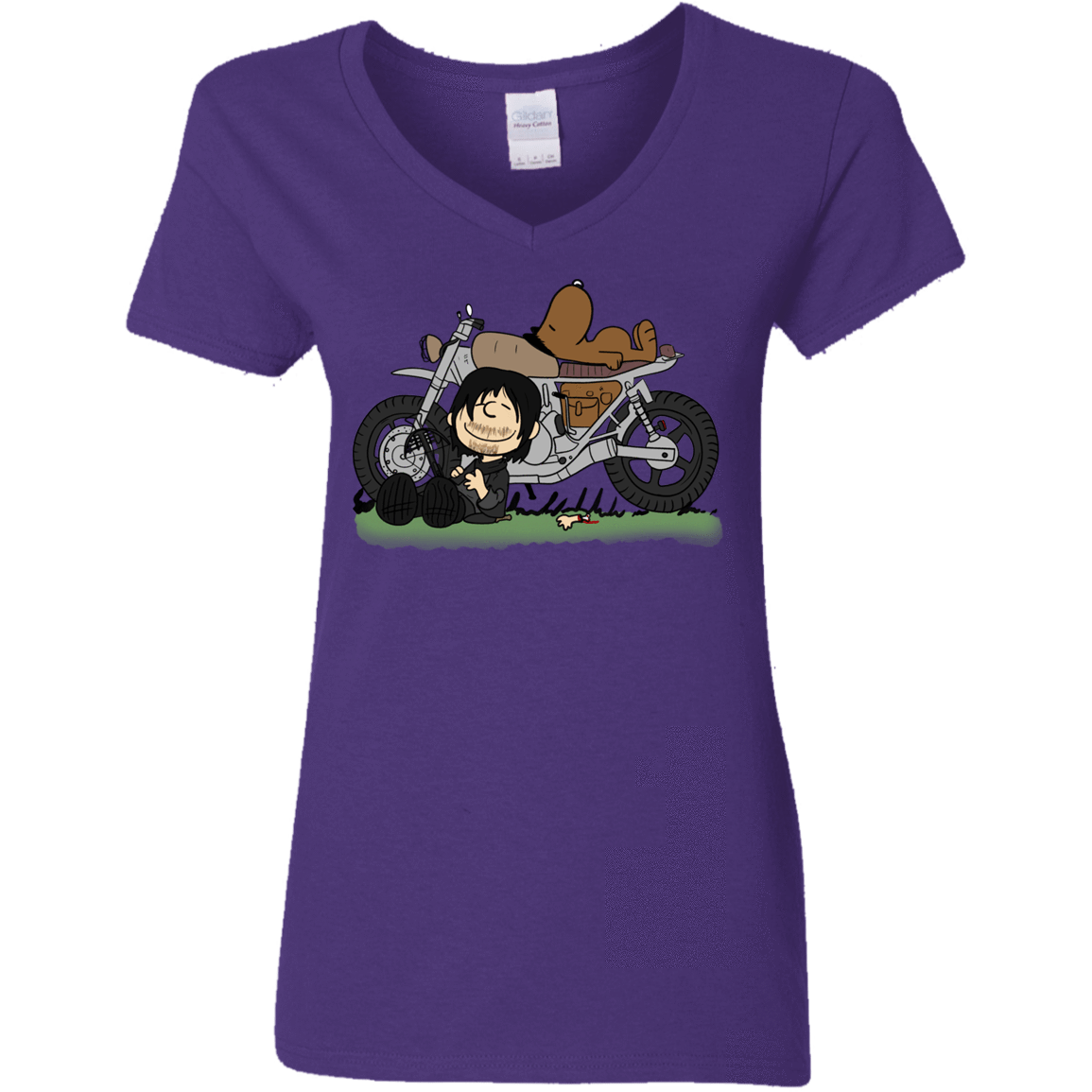 T-Shirts Purple / S Charlie Dixon Women's V-Neck T-Shirt