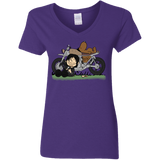 T-Shirts Purple / S Charlie Dixon Women's V-Neck T-Shirt