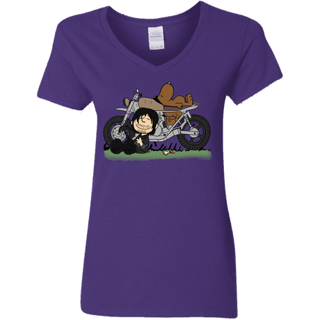 T-Shirts Purple / S Charlie Dixon Women's V-Neck T-Shirt