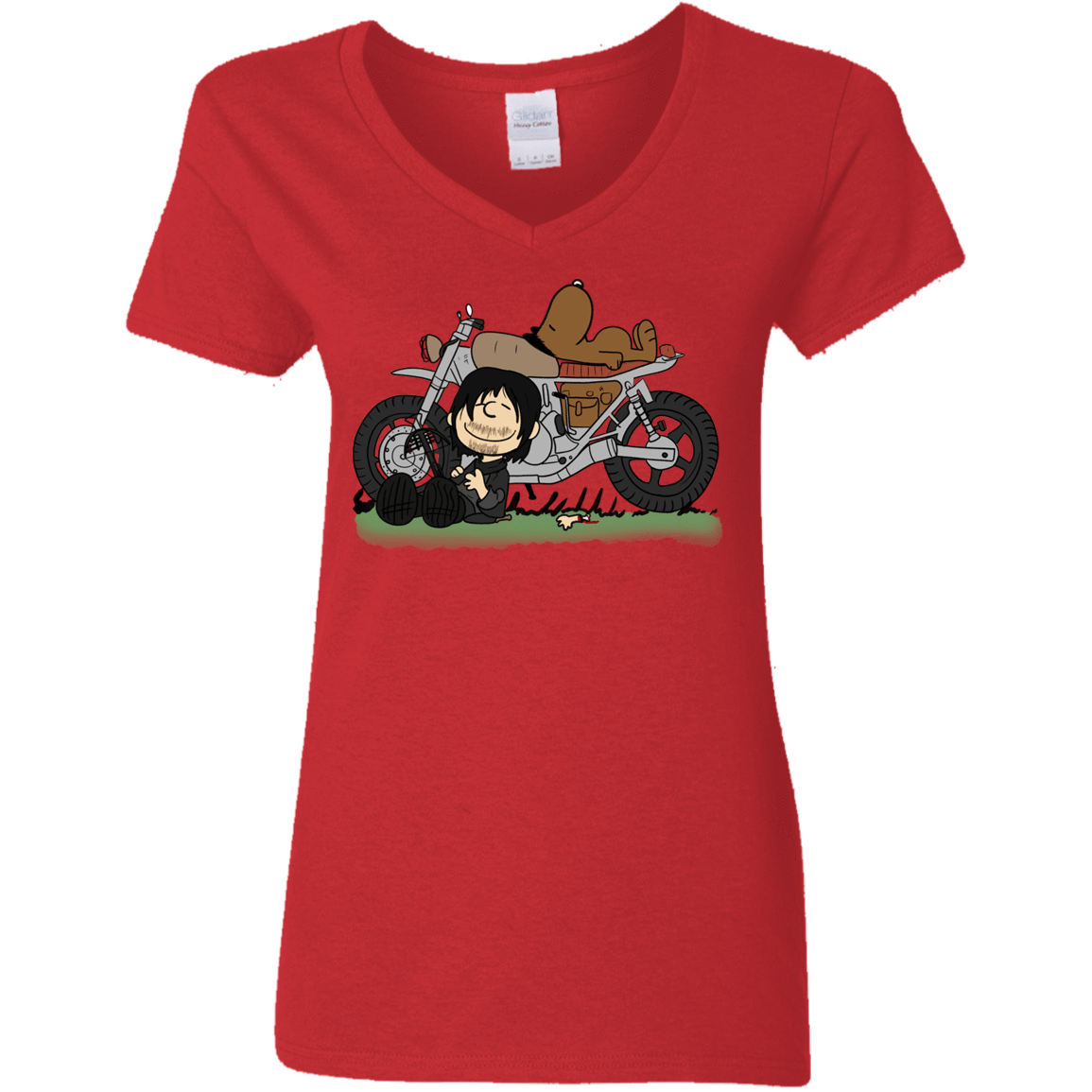 T-Shirts Red / S Charlie Dixon Women's V-Neck T-Shirt