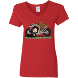 T-Shirts Red / S Charlie Dixon Women's V-Neck T-Shirt