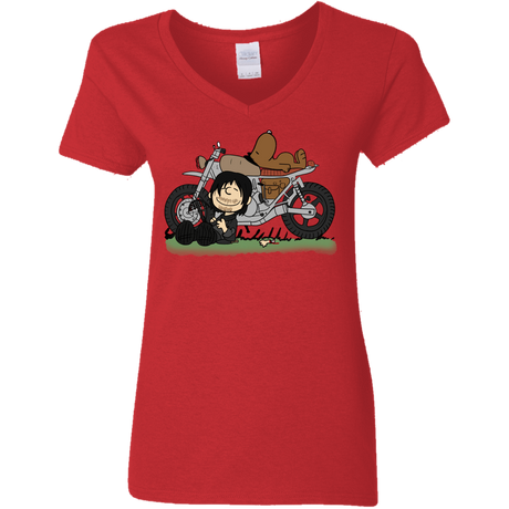 T-Shirts Red / S Charlie Dixon Women's V-Neck T-Shirt