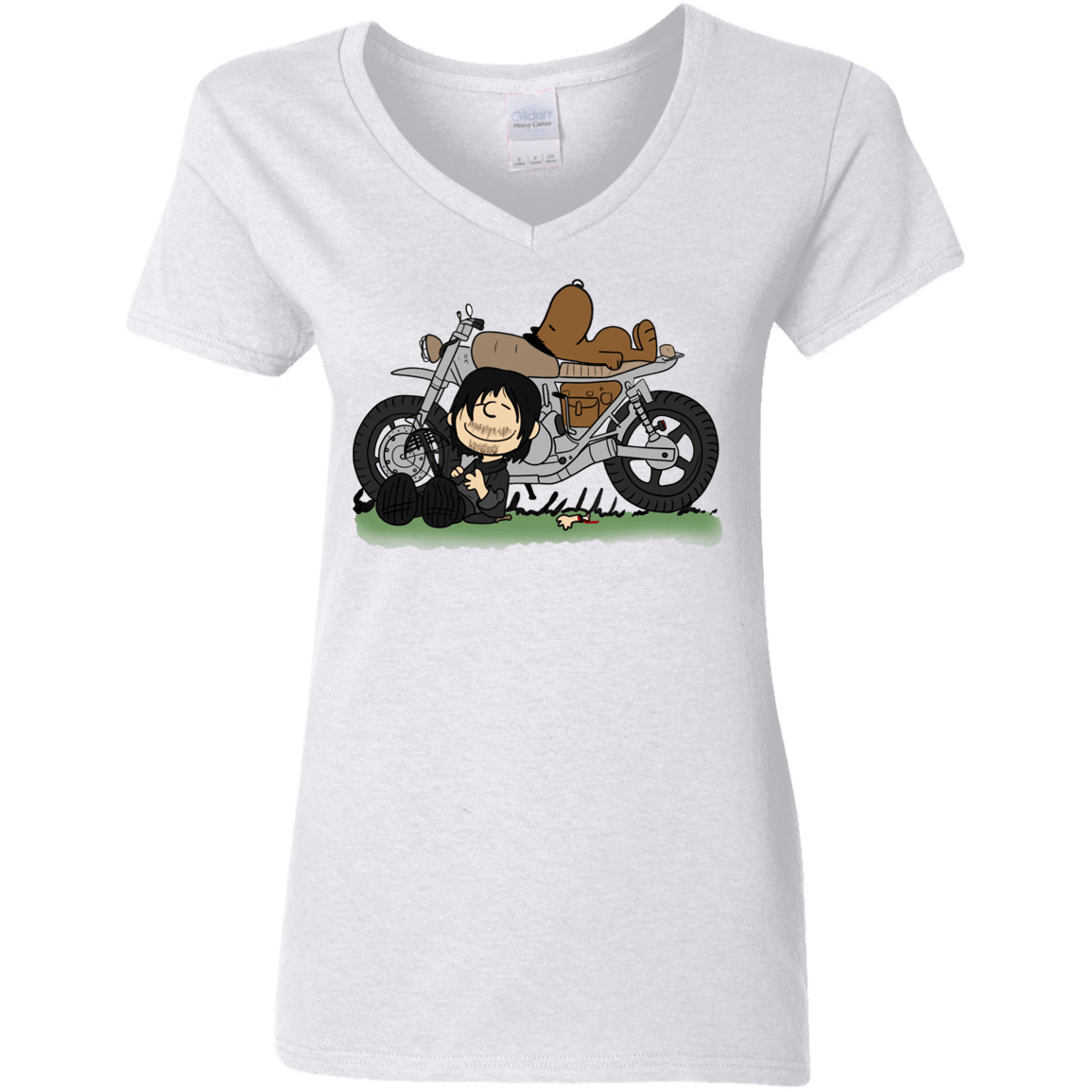 T-Shirts White / S Charlie Dixon Women's V-Neck T-Shirt