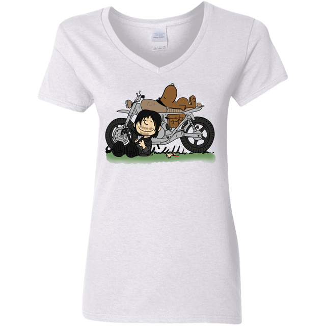 T-Shirts White / S Charlie Dixon Women's V-Neck T-Shirt