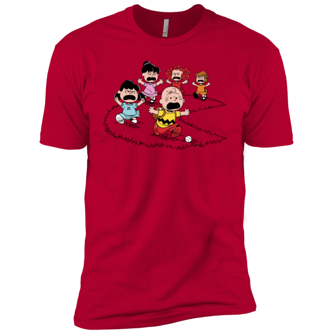 T-Shirts Red / YXS Charlie Pac Man Boys Premium T-Shirt