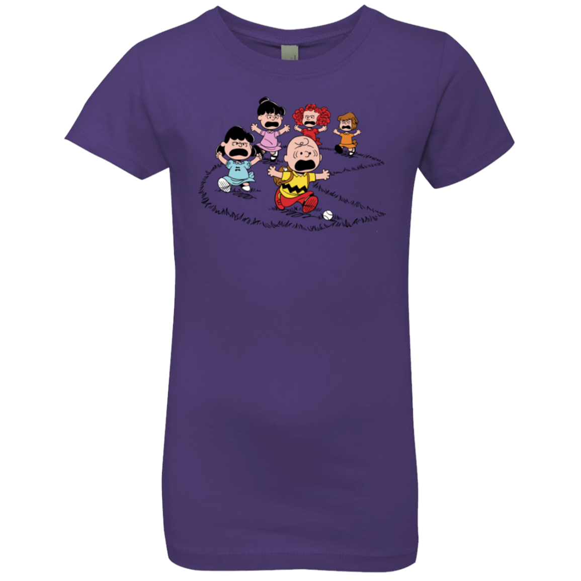 T-Shirts Purple Rush / YXS Charlie Pac Man Girls Premium T-Shirt