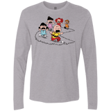 T-Shirts Heather Grey / Small Charlie Pac Man Men's Premium Long Sleeve
