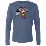 T-Shirts Indigo / Small Charlie Pac Man Men's Premium Long Sleeve