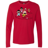 T-Shirts Red / Small Charlie Pac Man Men's Premium Long Sleeve