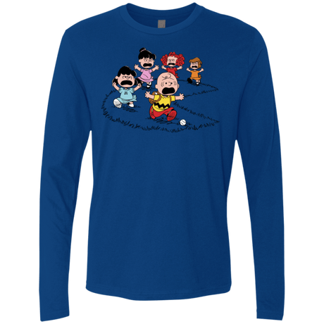 T-Shirts Royal / Small Charlie Pac Man Men's Premium Long Sleeve