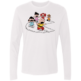 T-Shirts White / Small Charlie Pac Man Men's Premium Long Sleeve