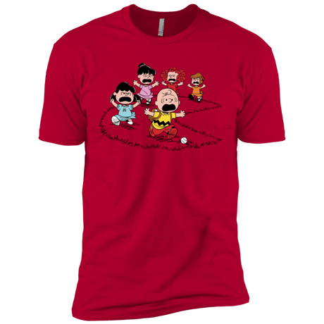 T-Shirts Red / X-Small Charlie Pac Man Men's Premium T-Shirt