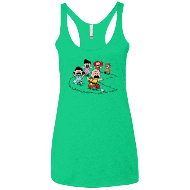 T-Shirts Envy / X-Small Charlie Pac Man Women's Triblend Racerback Tank