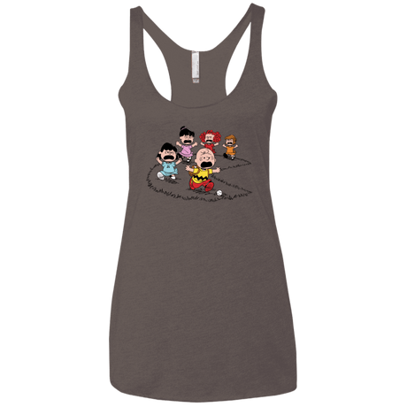 T-Shirts Macchiato / X-Small Charlie Pac Man Women's Triblend Racerback Tank