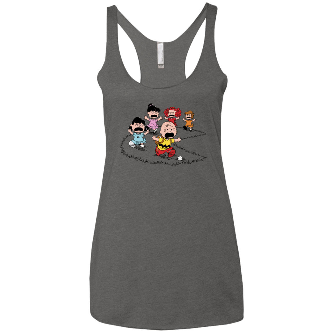 T-Shirts Premium Heather / X-Small Charlie Pac Man Women's Triblend Racerback Tank