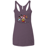 T-Shirts Vintage Purple / X-Small Charlie Pac Man Women's Triblend Racerback Tank