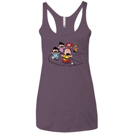 T-Shirts Vintage Purple / X-Small Charlie Pac Man Women's Triblend Racerback Tank