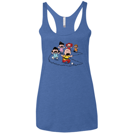T-Shirts Vintage Royal / X-Small Charlie Pac Man Women's Triblend Racerback Tank