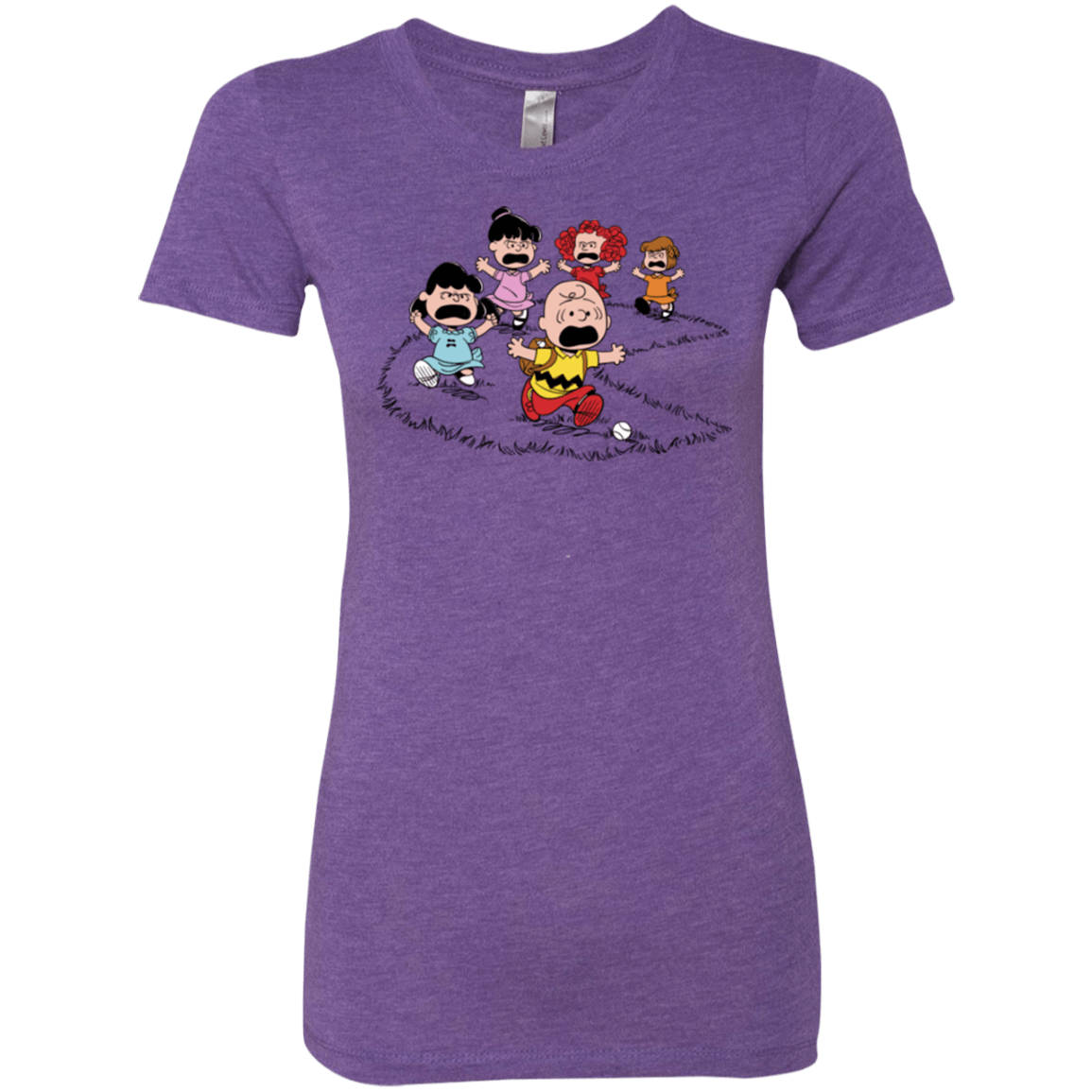 T-Shirts Purple Rush / Small Charlie Pac Man Women's Triblend T-Shirt