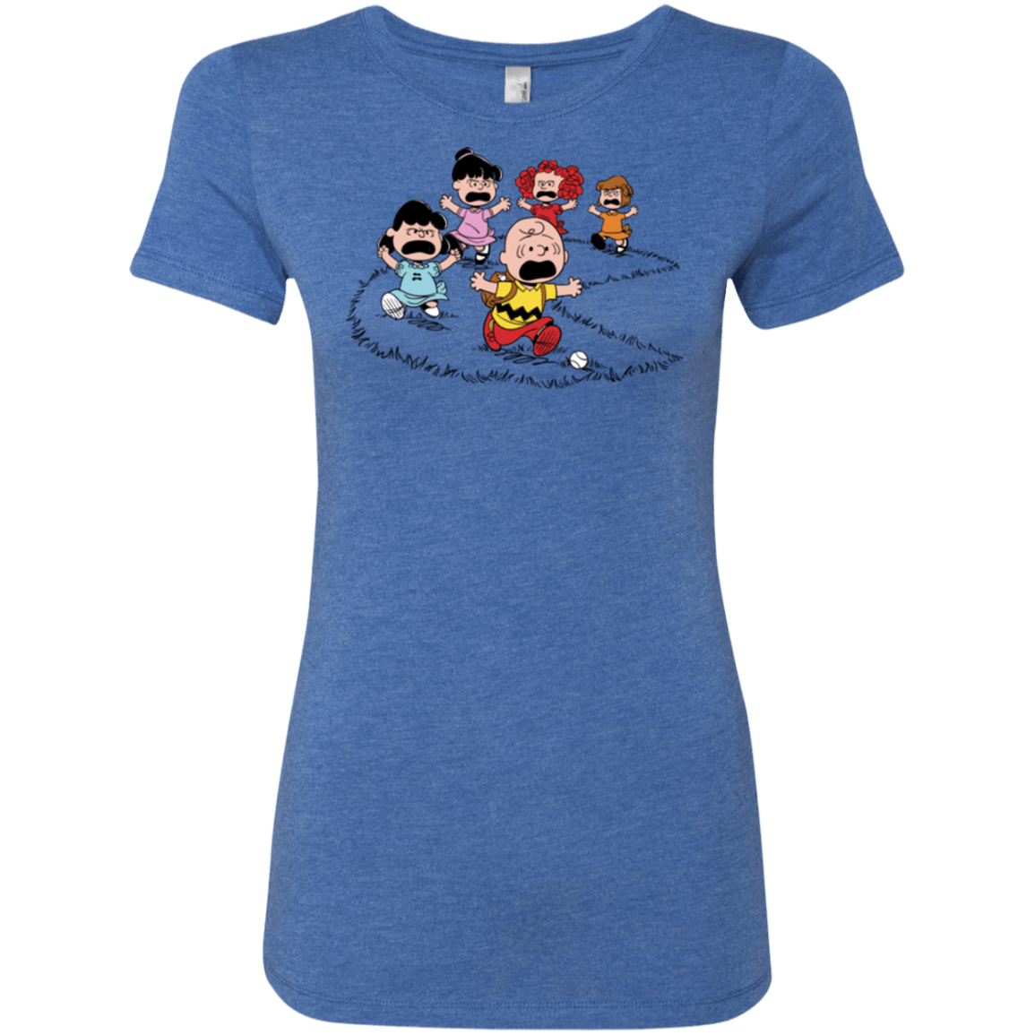 T-Shirts Vintage Royal / Small Charlie Pac Man Women's Triblend T-Shirt