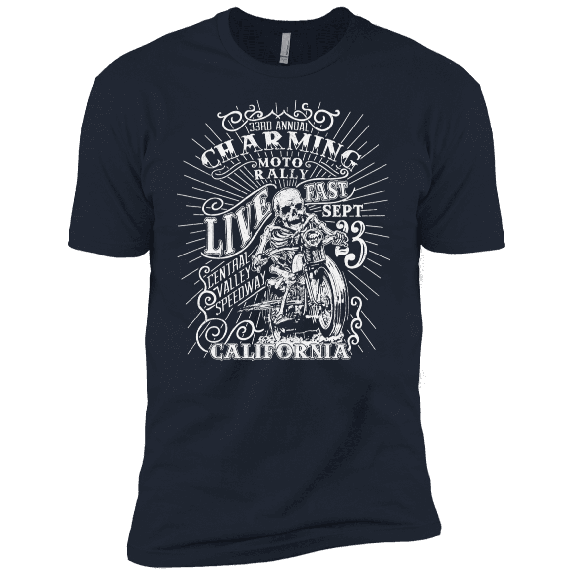 T-Shirts Midnight Navy / YXS Charming Moto Rally Boys Premium T-Shirt
