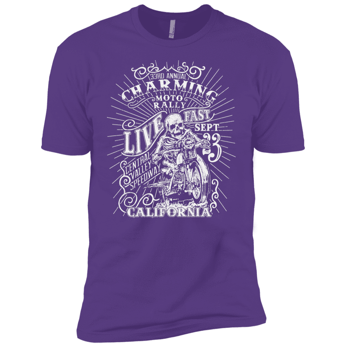 T-Shirts Purple Rush / YXS Charming Moto Rally Boys Premium T-Shirt