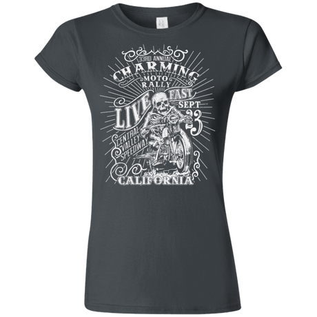 T-Shirts Charcoal / S Charming Moto Rally Junior Slimmer-Fit T-Shirt