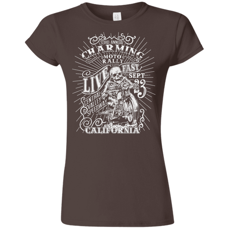 T-Shirts Dark Chocolate / S Charming Moto Rally Junior Slimmer-Fit T-Shirt