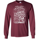 T-Shirts Maroon / S Charming Moto Rally Men's Long Sleeve T-Shirt