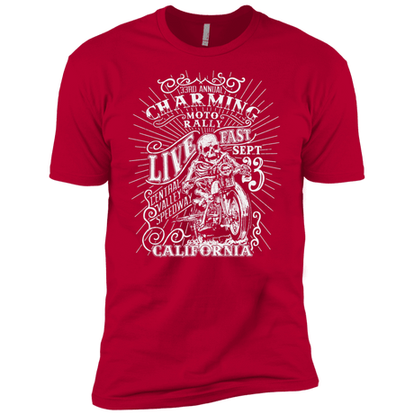 T-Shirts Red / X-Small Charming Moto Rally Men's Premium T-Shirt
