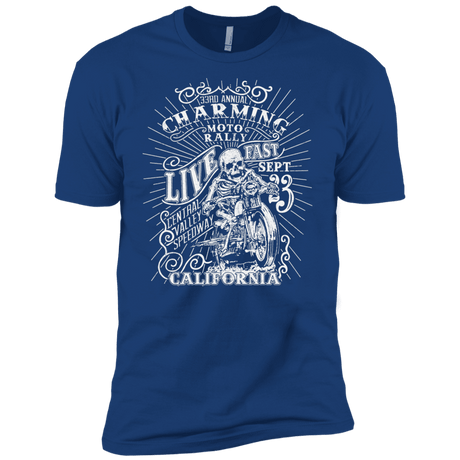 T-Shirts Royal / X-Small Charming Moto Rally Men's Premium T-Shirt