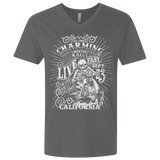 T-Shirts Heavy Metal / X-Small Charming Moto Rally Men's Premium V-Neck