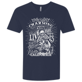 T-Shirts Midnight Navy / X-Small Charming Moto Rally Men's Premium V-Neck