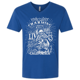 T-Shirts Royal / X-Small Charming Moto Rally Men's Premium V-Neck