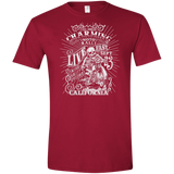 T-Shirts Cardinal Red / S Charming Moto Rally Men's Semi-Fitted Softstyle