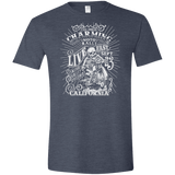 T-Shirts Heather Navy / S Charming Moto Rally Men's Semi-Fitted Softstyle