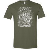 T-Shirts Military Green / S Charming Moto Rally Men's Semi-Fitted Softstyle