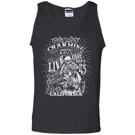 T-Shirts Black / S Charming Moto Rally Men's Tank Top