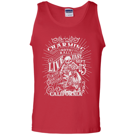 T-Shirts Red / S Charming Moto Rally Men's Tank Top